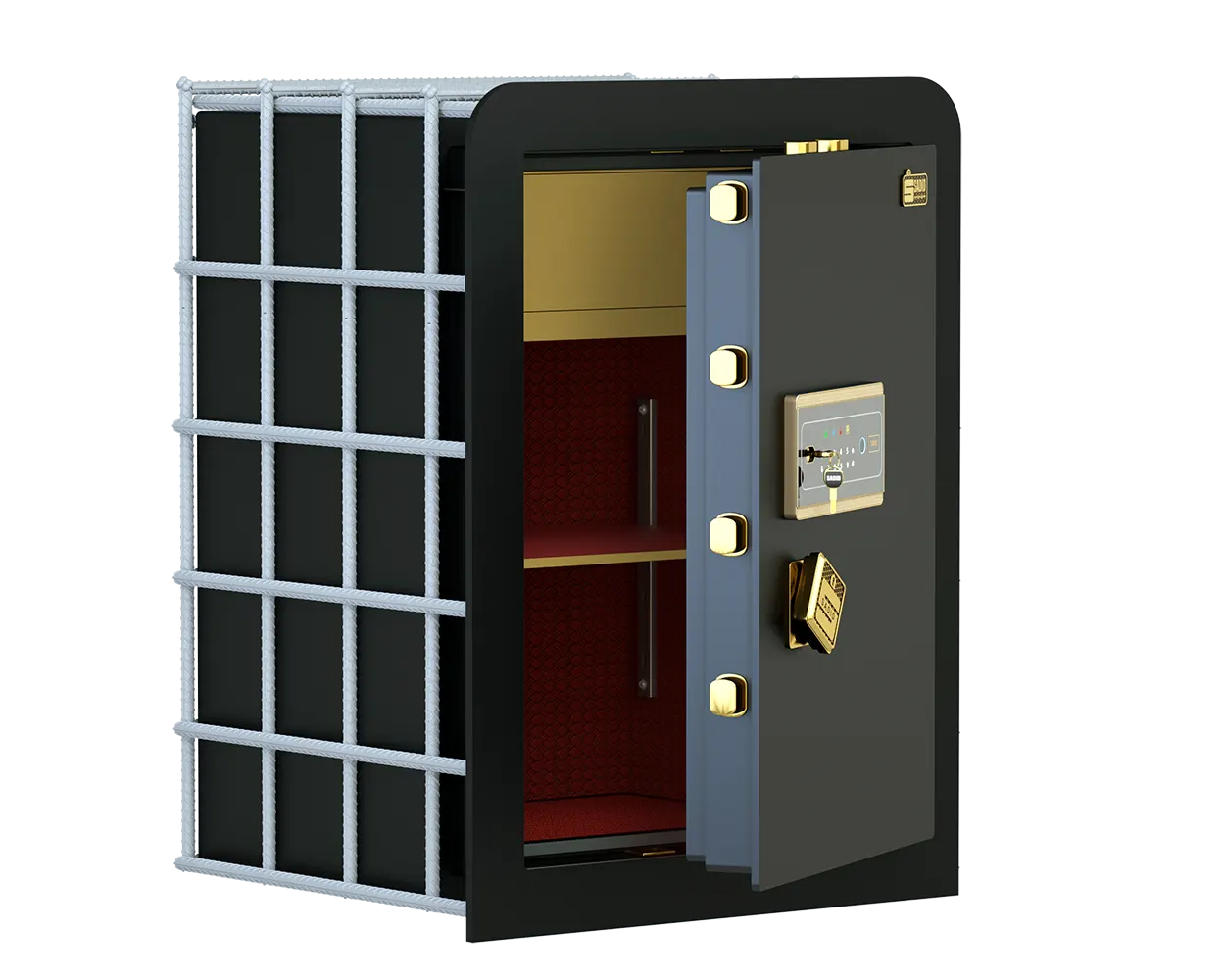 گاوصندوق-توکار-دیجیتال-مدل-700-اثرانگشتی